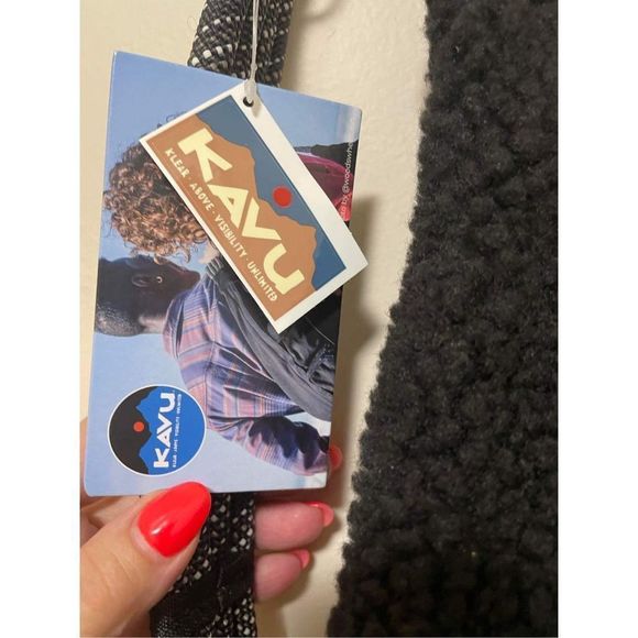 NWT KAVU SHERPA FLEECE ROPE BAG - Picture 12 of 13